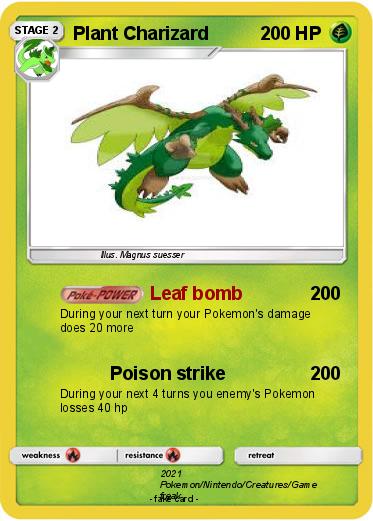 Pokemon Plant Charizard