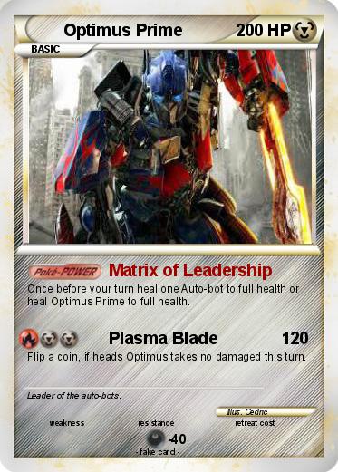 Pokemon Optimus Prime