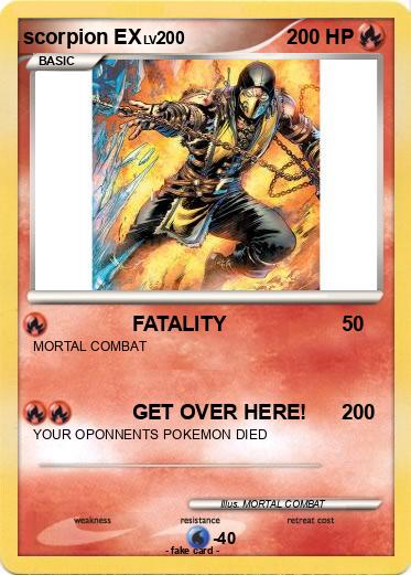 Pokemon scorpion EX
