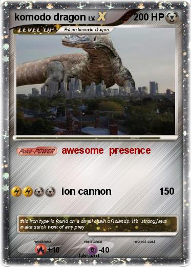 Pokemon komodo dragon