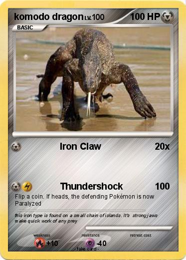 Pokemon komodo dragon
