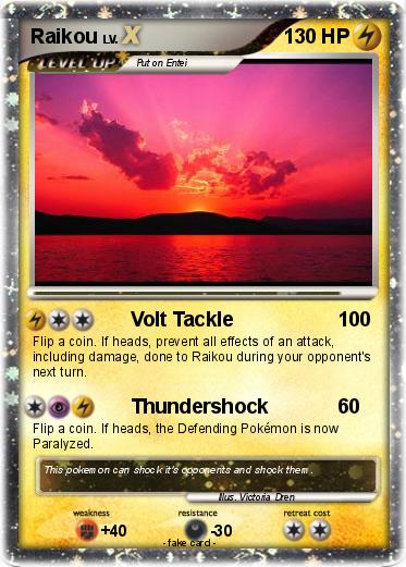 Pokemon Raikou