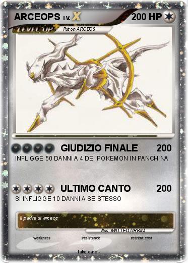Pokemon ARCEOPS