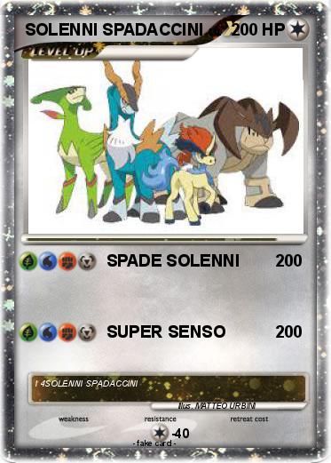 Pokemon SOLENNI SPADACCINI