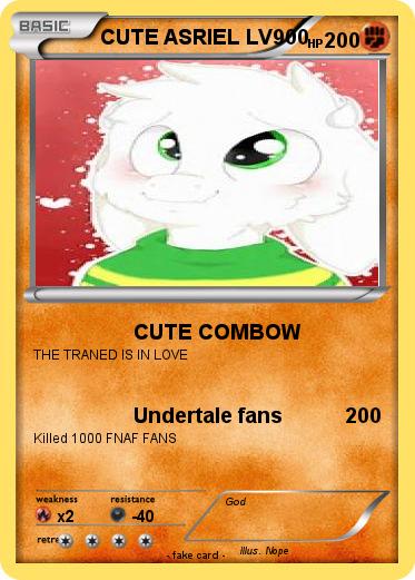 Pokemon CUTE ASRIEL LV900