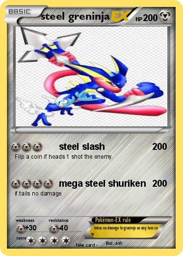 Pokemon steel greninja