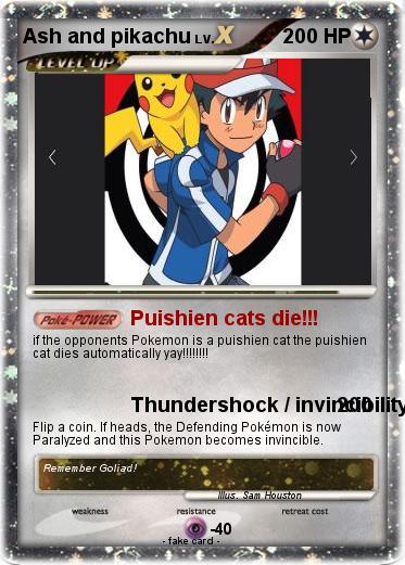 Pokemon Ash and pikachu