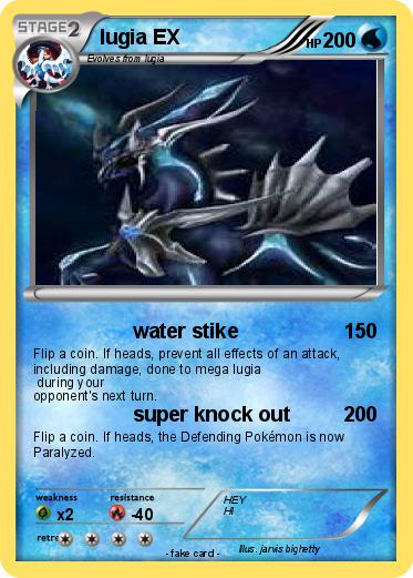 Pokemon lugia EX