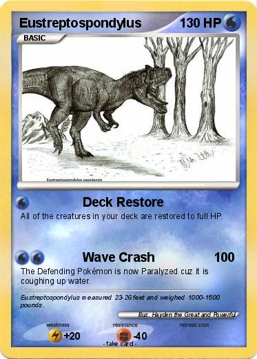 Pokemon Eustreptospondylus