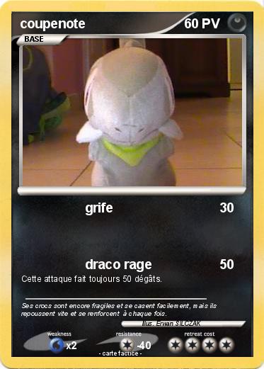 Pokemon coupenote