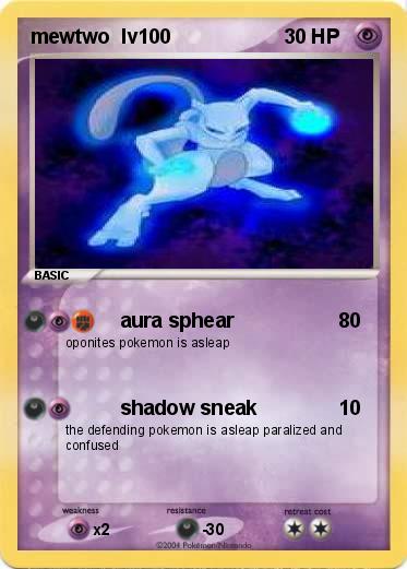 Pokemon mewtwo  lv100