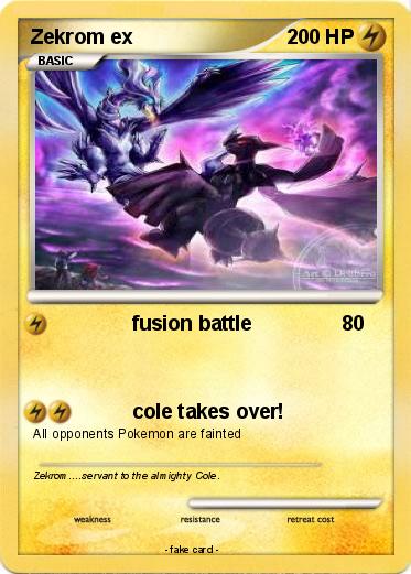 Pokemon Zekrom ex