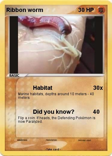 Pokemon Ribbon worm