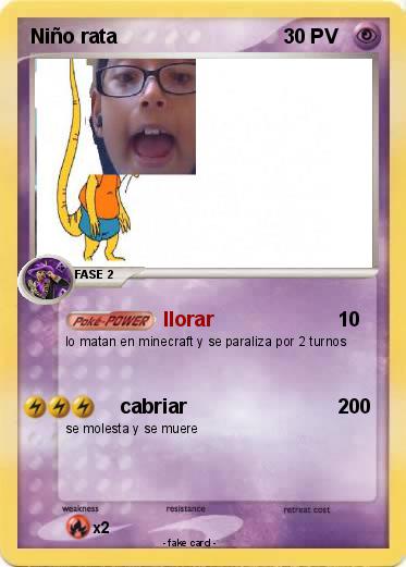 Pokemon Niño rata