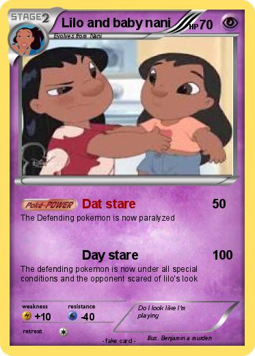 Pokemon Lilo and baby nani