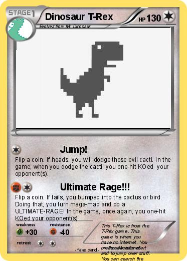 Pokemon Dinosaur T-Rex