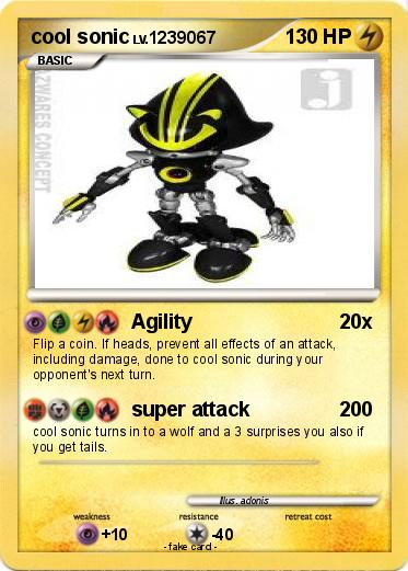Pokemon cool sonic