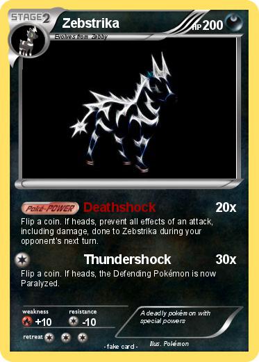 Pokemon Zebstrika