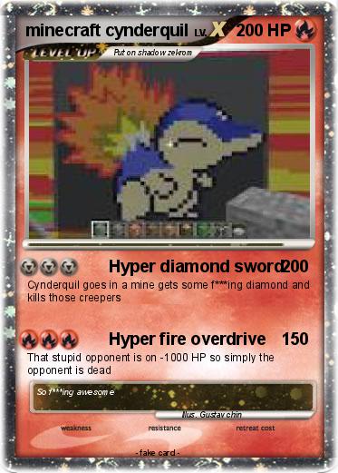 Pokemon minecraft cynderquil