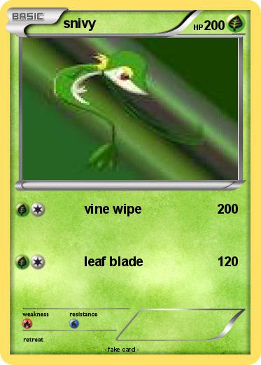Pokemon snivy