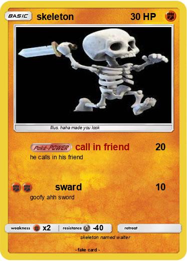 Pokemon skeleton
