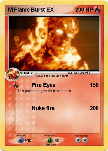 Pokemon M Flame Burst EX