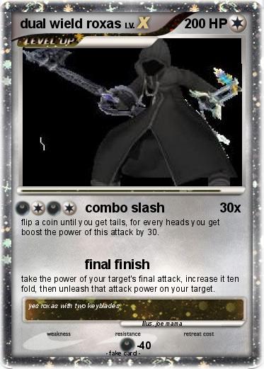 Pokemon dual wield roxas