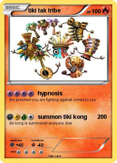 Pokemon tiki tak tribe