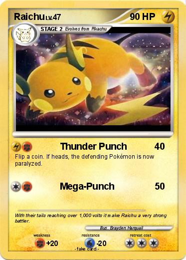 Pokemon Raichu