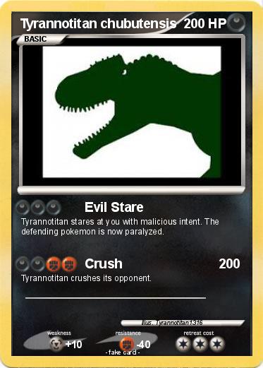 Pokemon Tyrannotitan chubutensis