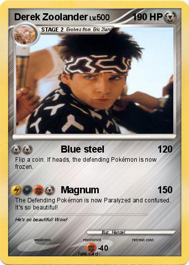 Pokemon Derek Zoolander