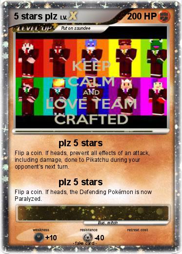 Pokemon 5 stars plz
