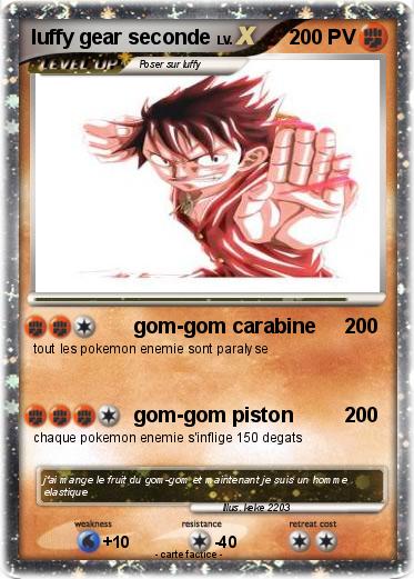 Pokemon luffy gear seconde