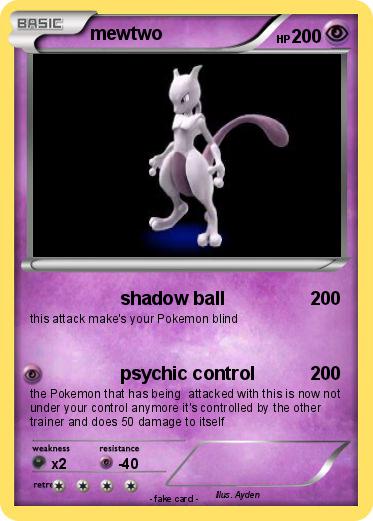 Pokemon mewtwo