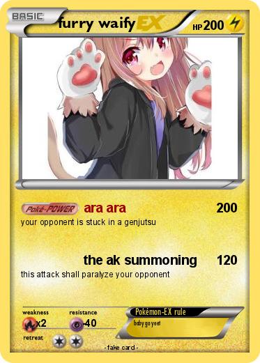 Pokemon furry waify