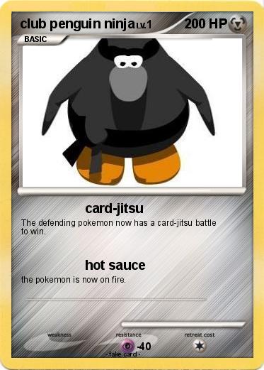 Pokemon club penguin ninja