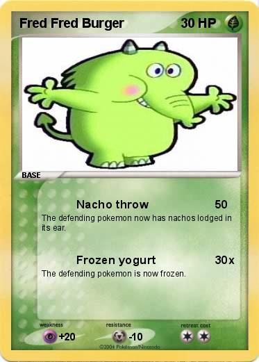 Pokemon Fred Fred Burger