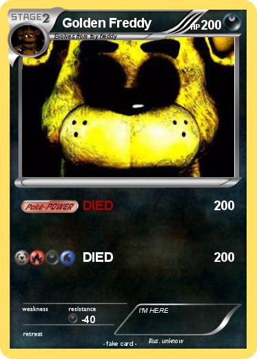 Pokemon Golden Freddy