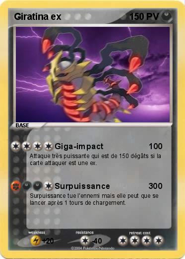 Pokemon Giratina ex