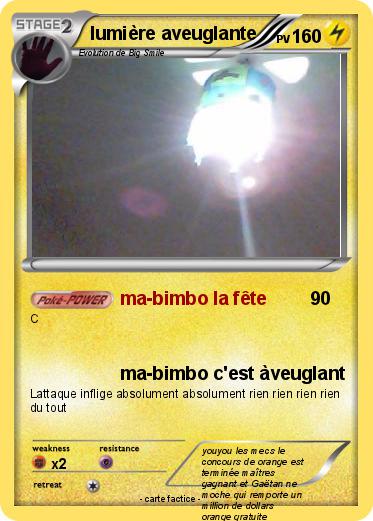 Pokemon lumière aveuglante