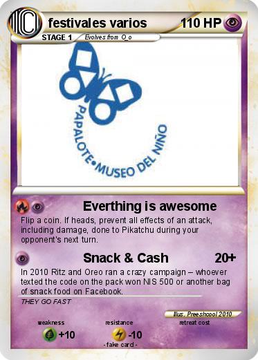 Pokemon festivales varios