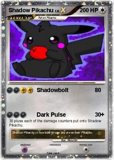 Pokemon Shadow Pikachu