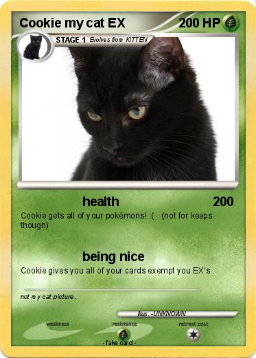 Pokemon Cookie my cat EX