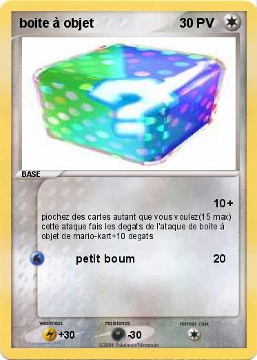 Pokemon boite à objet   