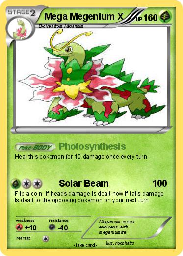 Pokemon Mega Megenium X