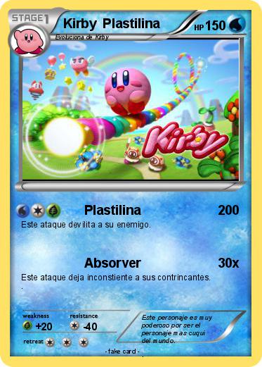 Pokemon Kirby  Plastilina