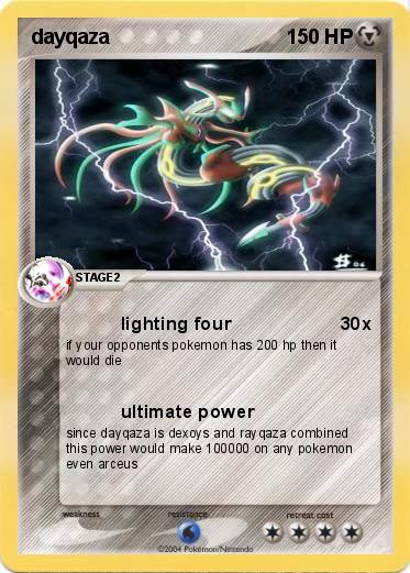 Pokemon dayqaza