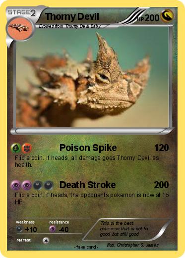 Pokemon Thorny Devil