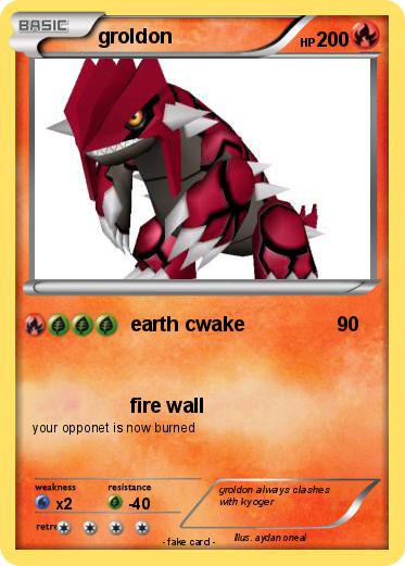 Pokemon groldon