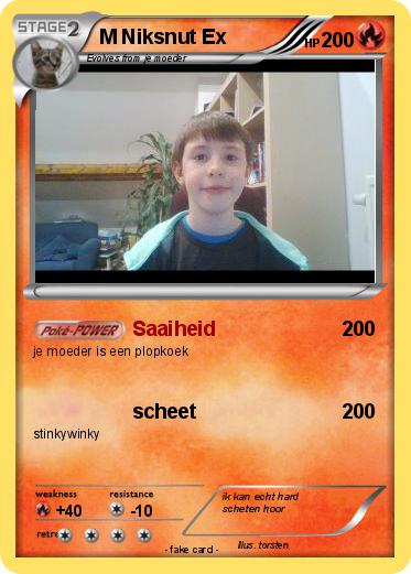 Pokemon M Niksnut Ex